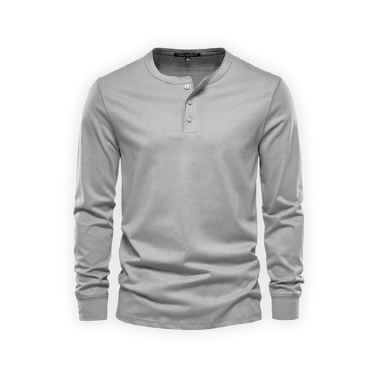 TJ'S LONG SLEEVE BUTTON TOP