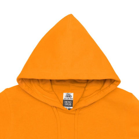 HERO-2020 Unisex Blank Hoodie - Orange (FINAL SALE)