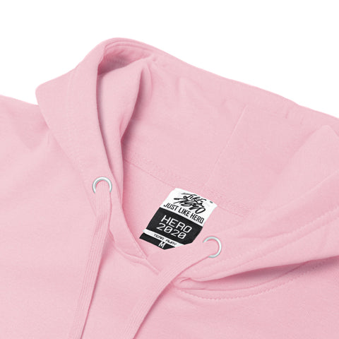 HERO-2020 Unisex Blank Hoodie - Pink