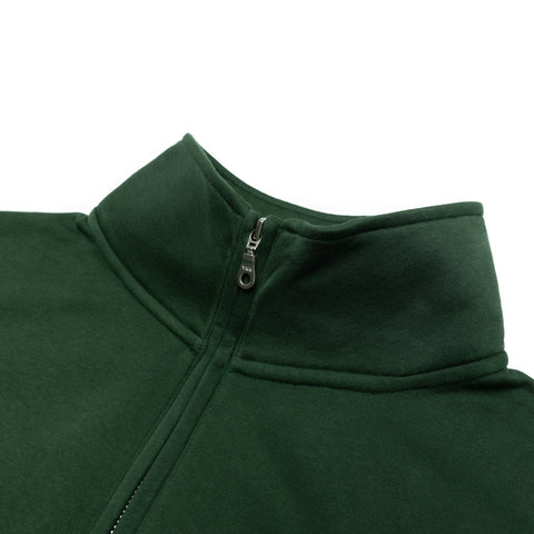 HERO-4020 Unisex Quarter Zip Sweatshirt - Forest Green