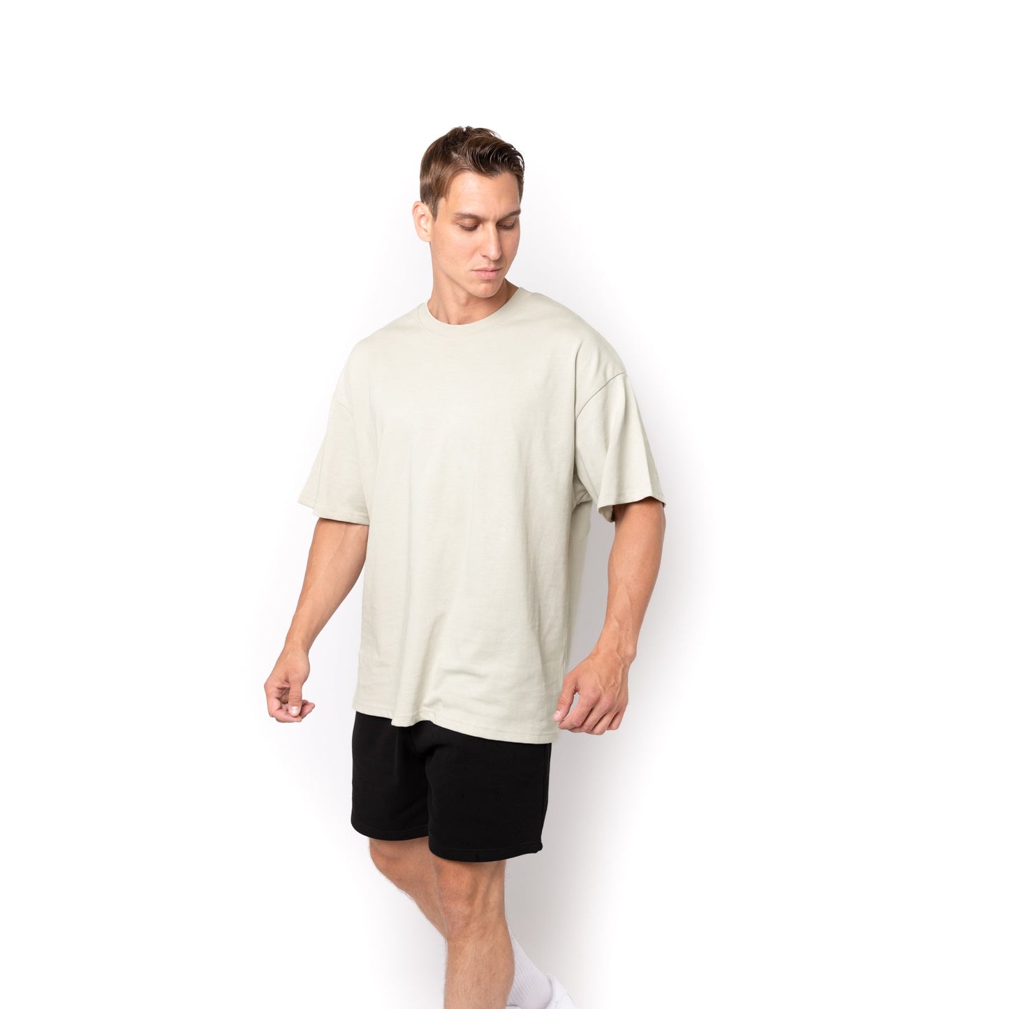 T-shirt unisexe surdimensionné super épais HERO-300