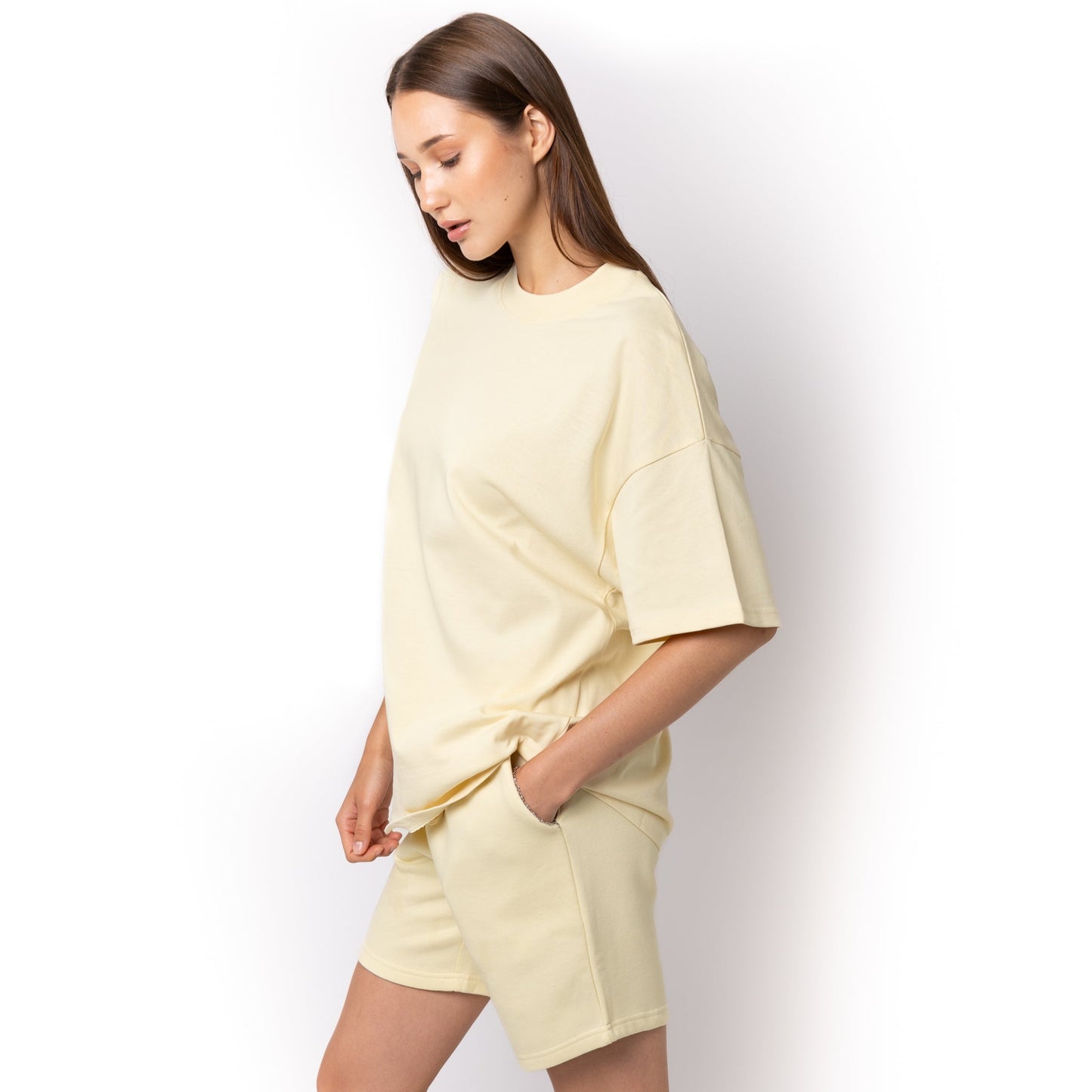 T-shirt unisexe surdimensionné super épais HERO-300