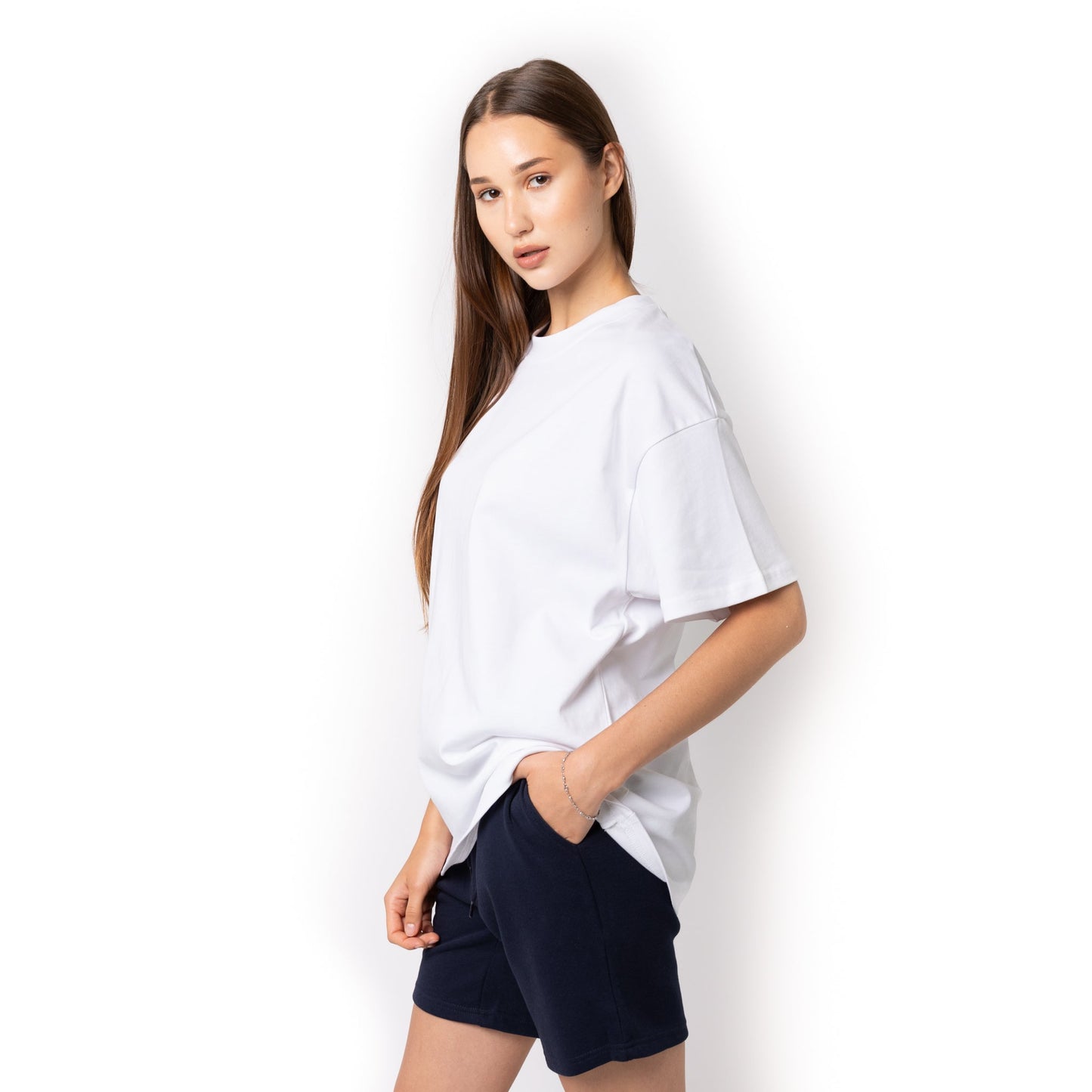 T-shirt unisexe surdimensionné super épais HERO-300