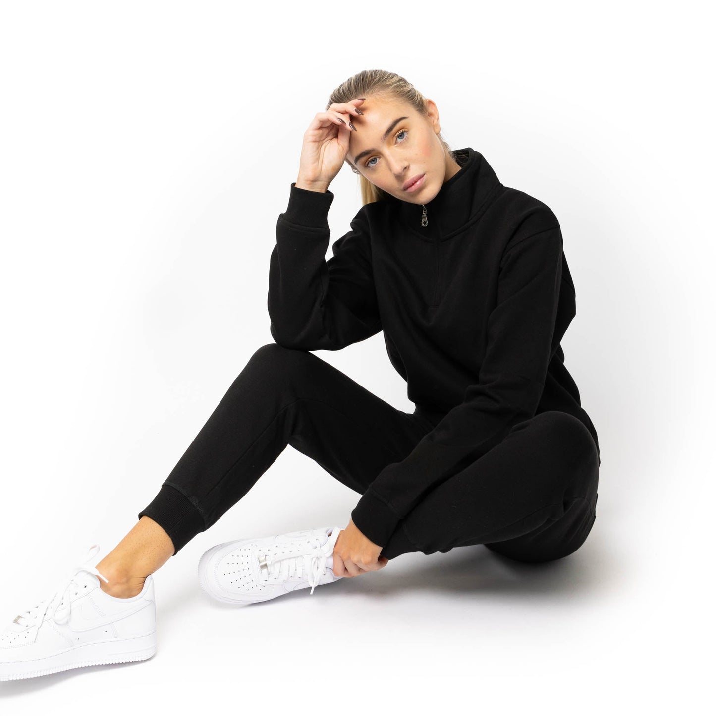 HERO-4020 Unisex Quarter Zip Sweatshirt
