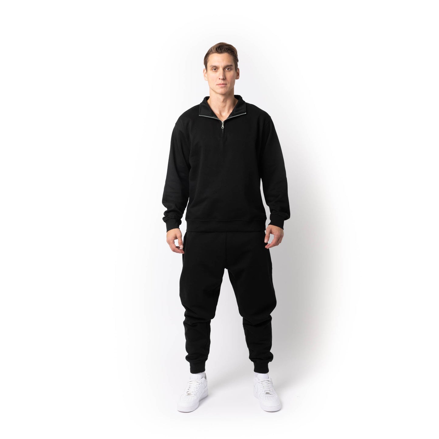 HERO-4020 Unisex Quarter Zip Sweatshirt