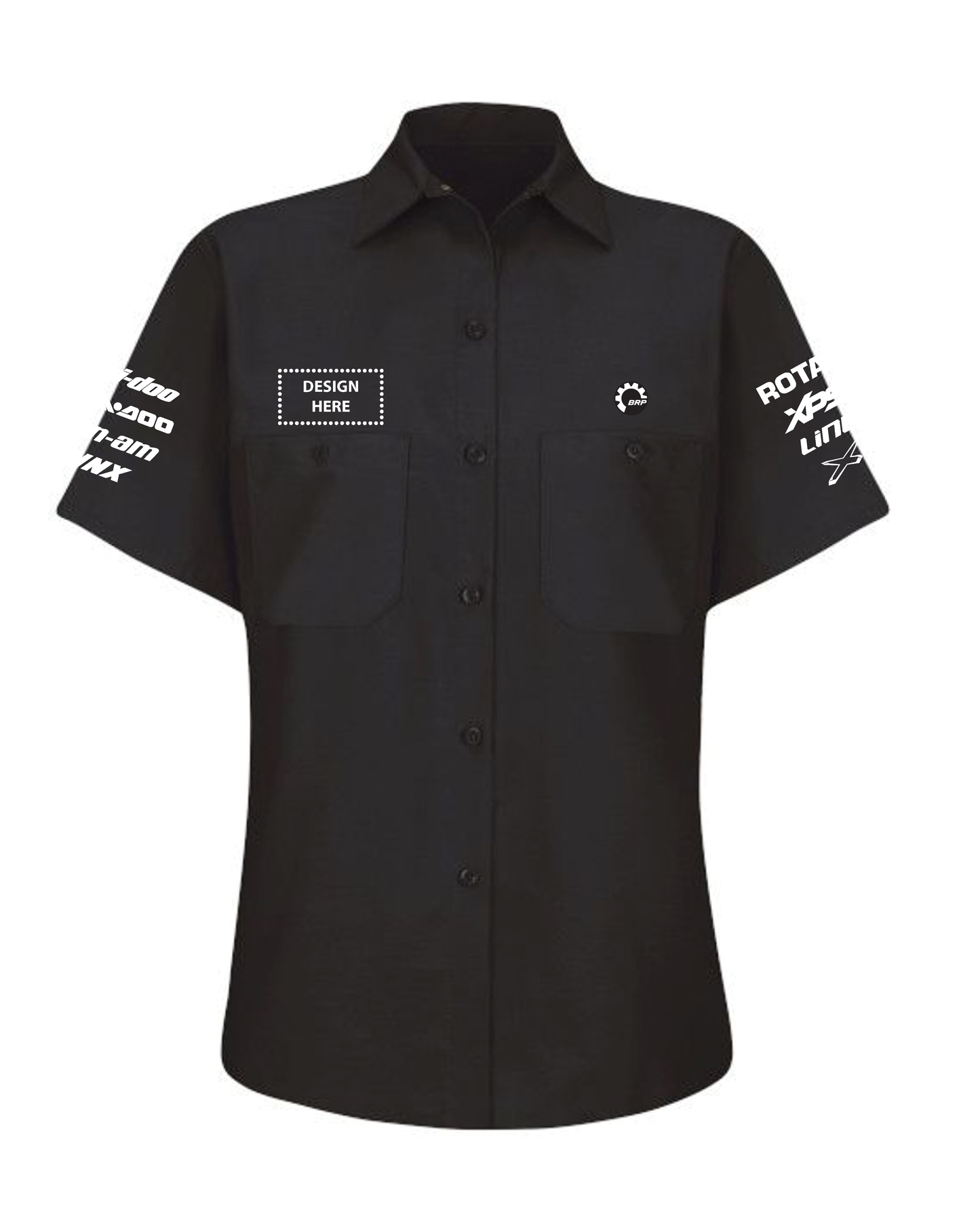 BRP Ladies' Short Sleeve Work Shirt