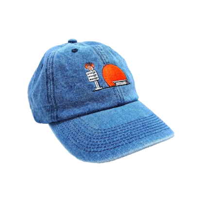 Gibeau Orange Julep Iconic Building Denim Cap