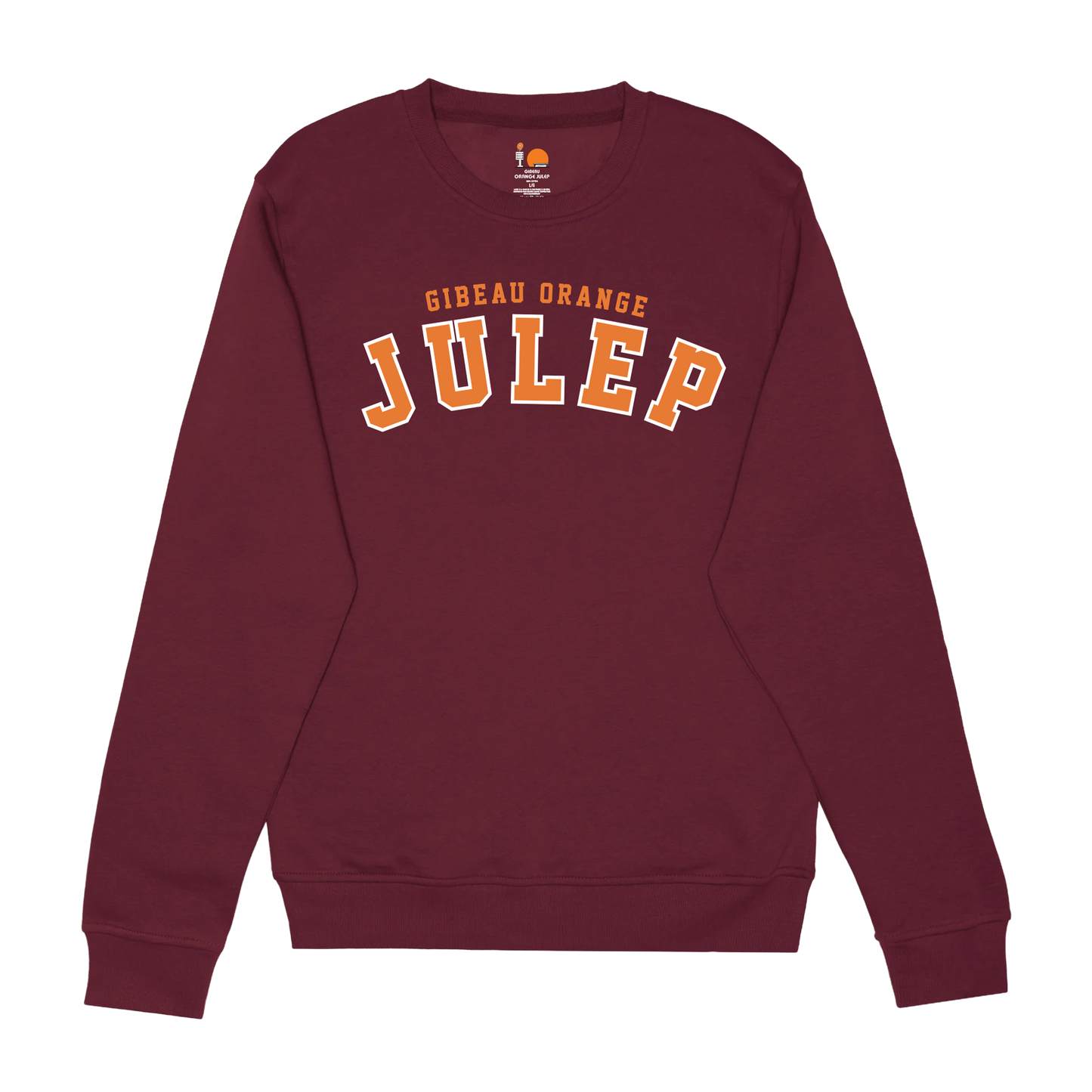 Gibeau Orange Julep Embroidered Crewneck