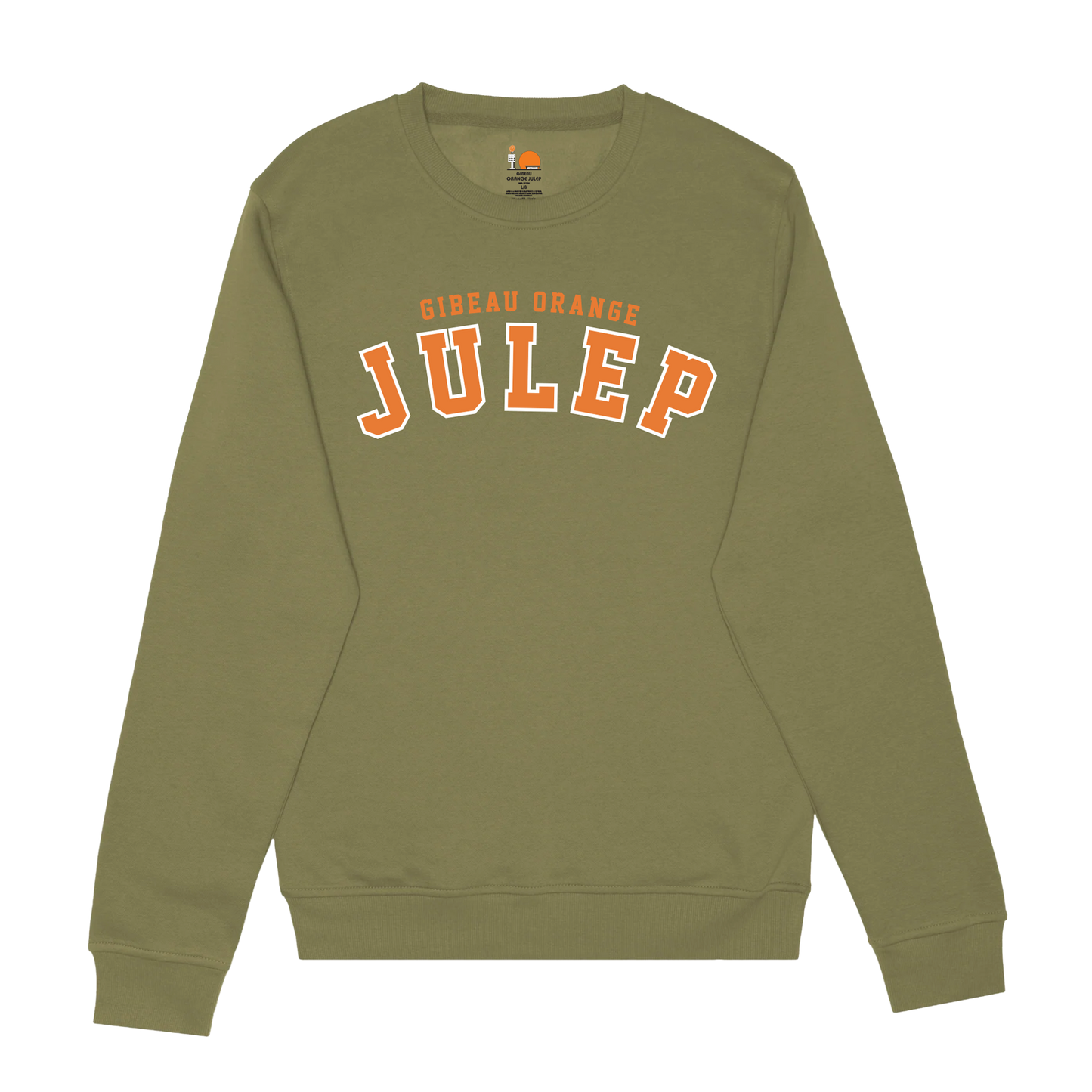 Gibeau Orange Julep Embroidered Crewneck