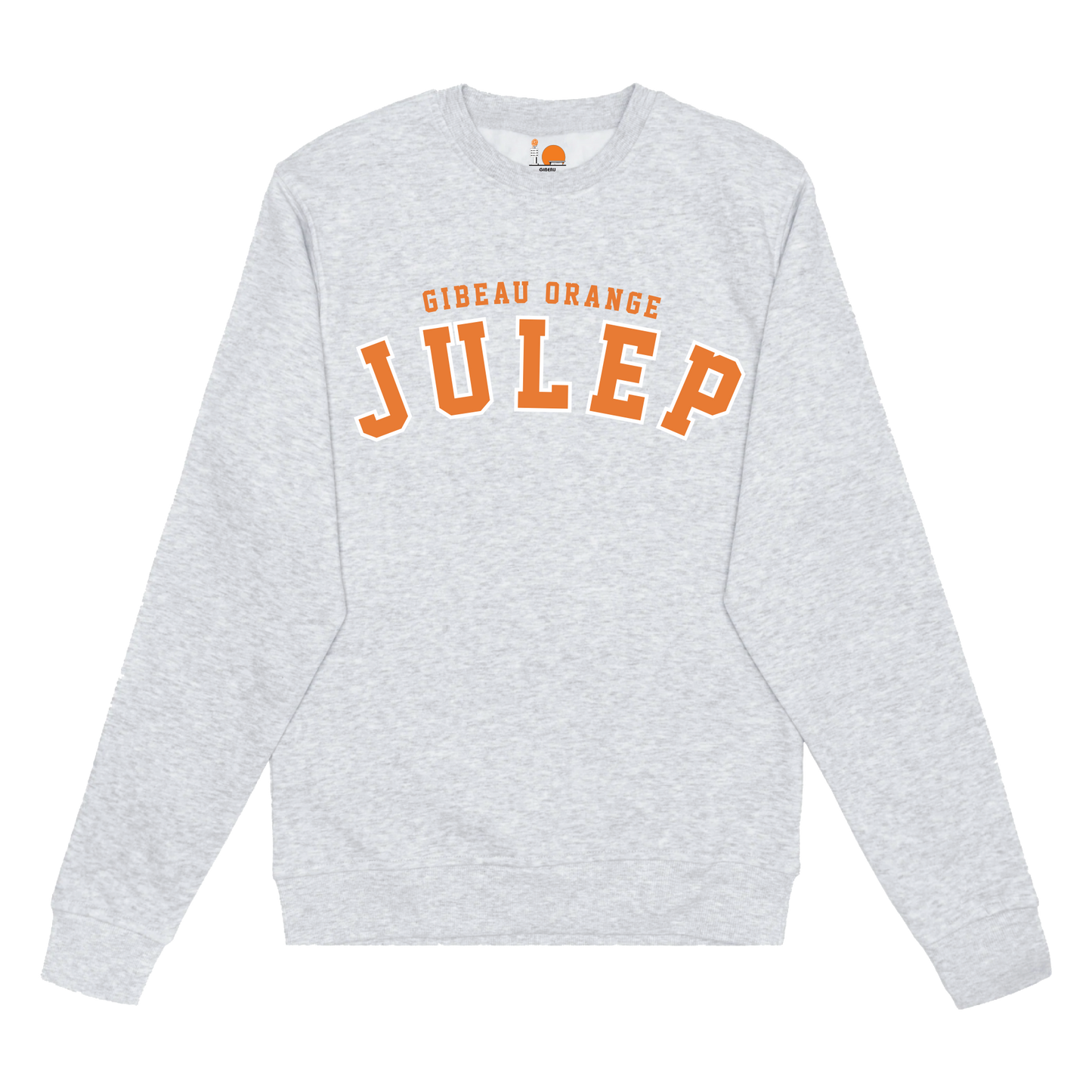 Gibeau Orange Julep Embroidered Crewneck
