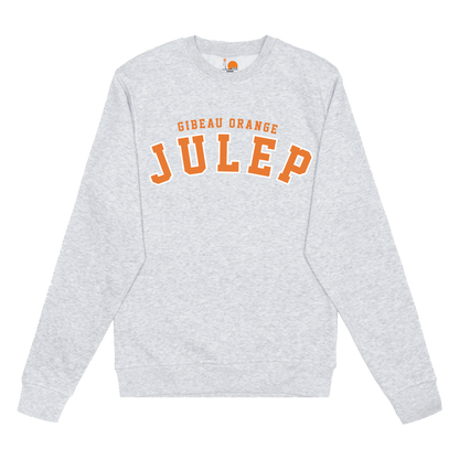 Gibeau Orange Julep Embroidered Crewneck