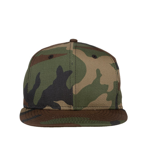 Flat Bill Snapback Cap