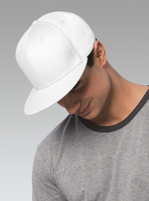 Flat Bill Snapback Cap